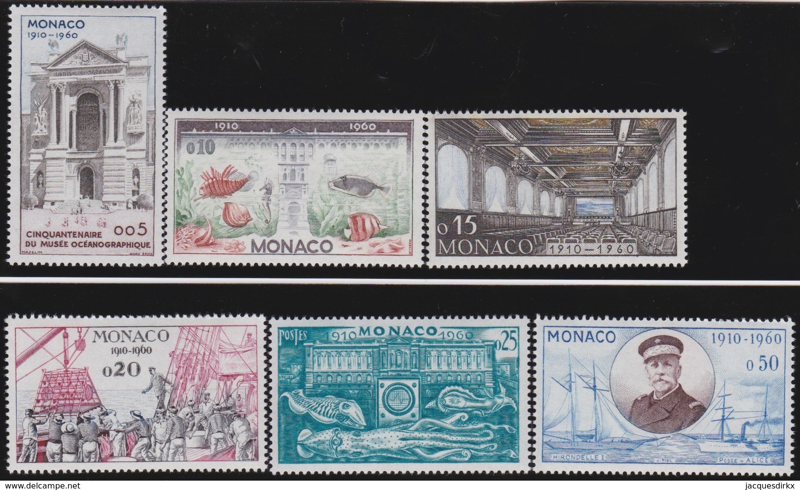 Monaco    .   Yvert    .  526/531       .     **   .     Neuf SANS Charniere    .   /    .   MNH - Unused Stamps