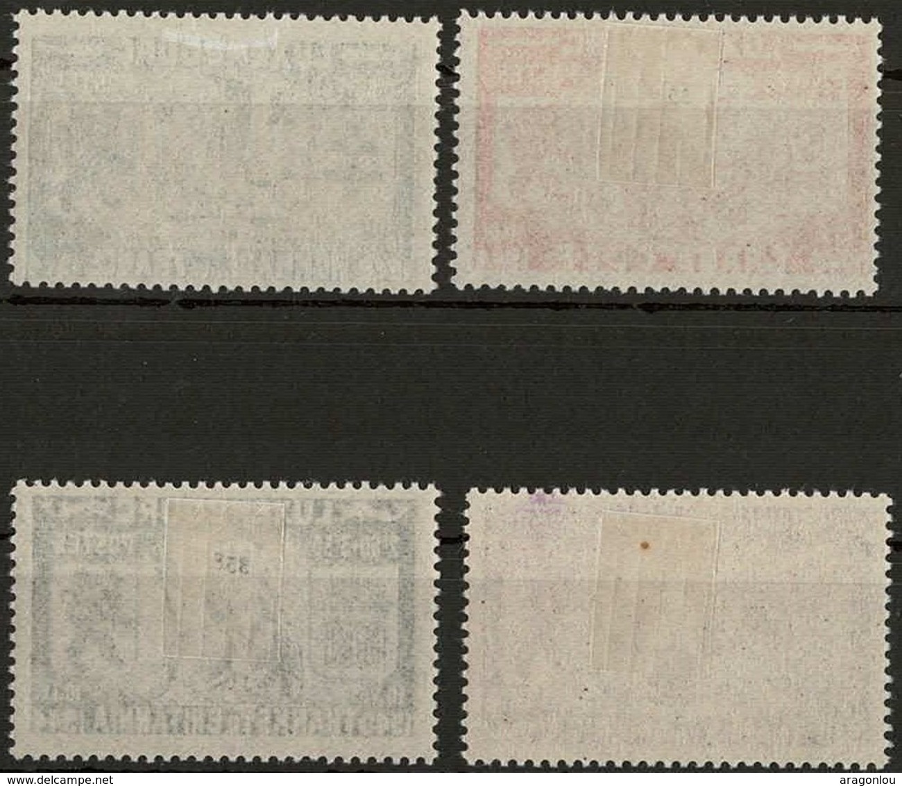 1945 Libération, Série 4 Timbres, Neuf Avec Charnière: Michel: 343-346 (2scans) - Unused Stamps