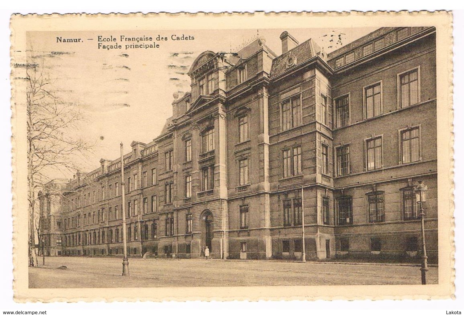 CPA : NAMUR -  Ecole Française Des Cadets - Façade Principale - Namur