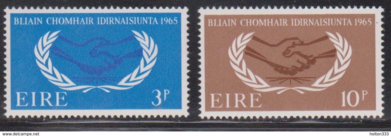 IRELAND Scott # 202-3 MNH - International Cooperation Year - Unused Stamps