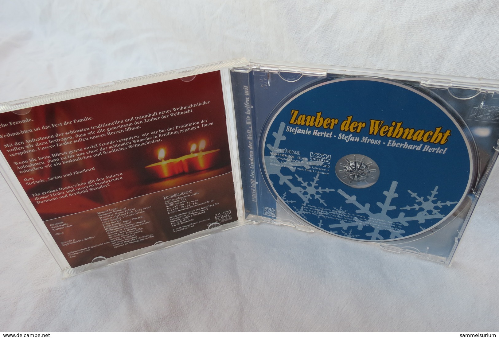 CD "Zauber Der Weihnacht" Stefan Mross, Eberhard Hertel, Stefanie Hertel - Weihnachtslieder