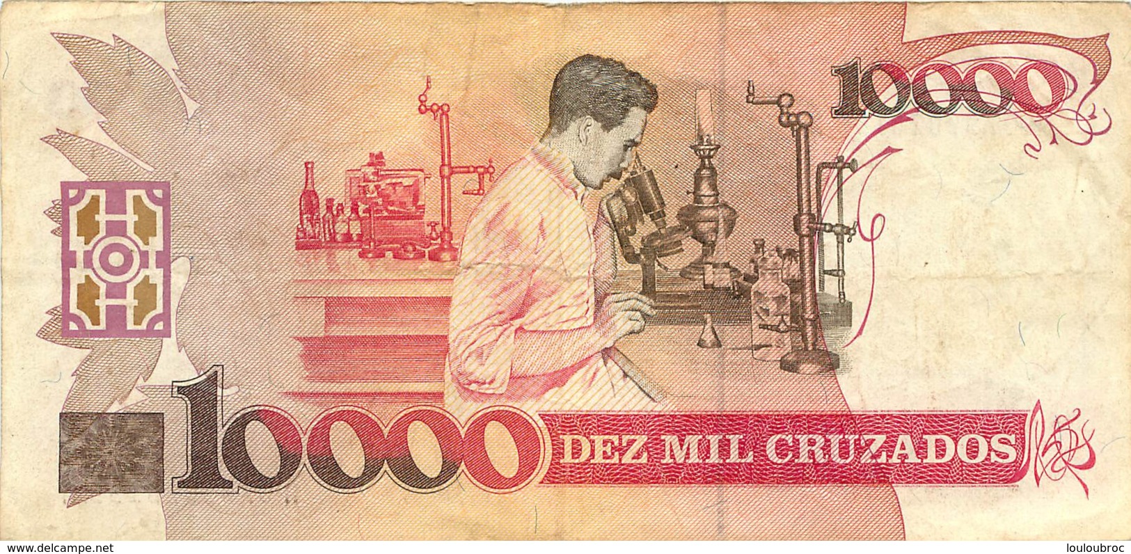 BILLET  BRESIL 10000 CRUZADOS NOVOS - Brazil