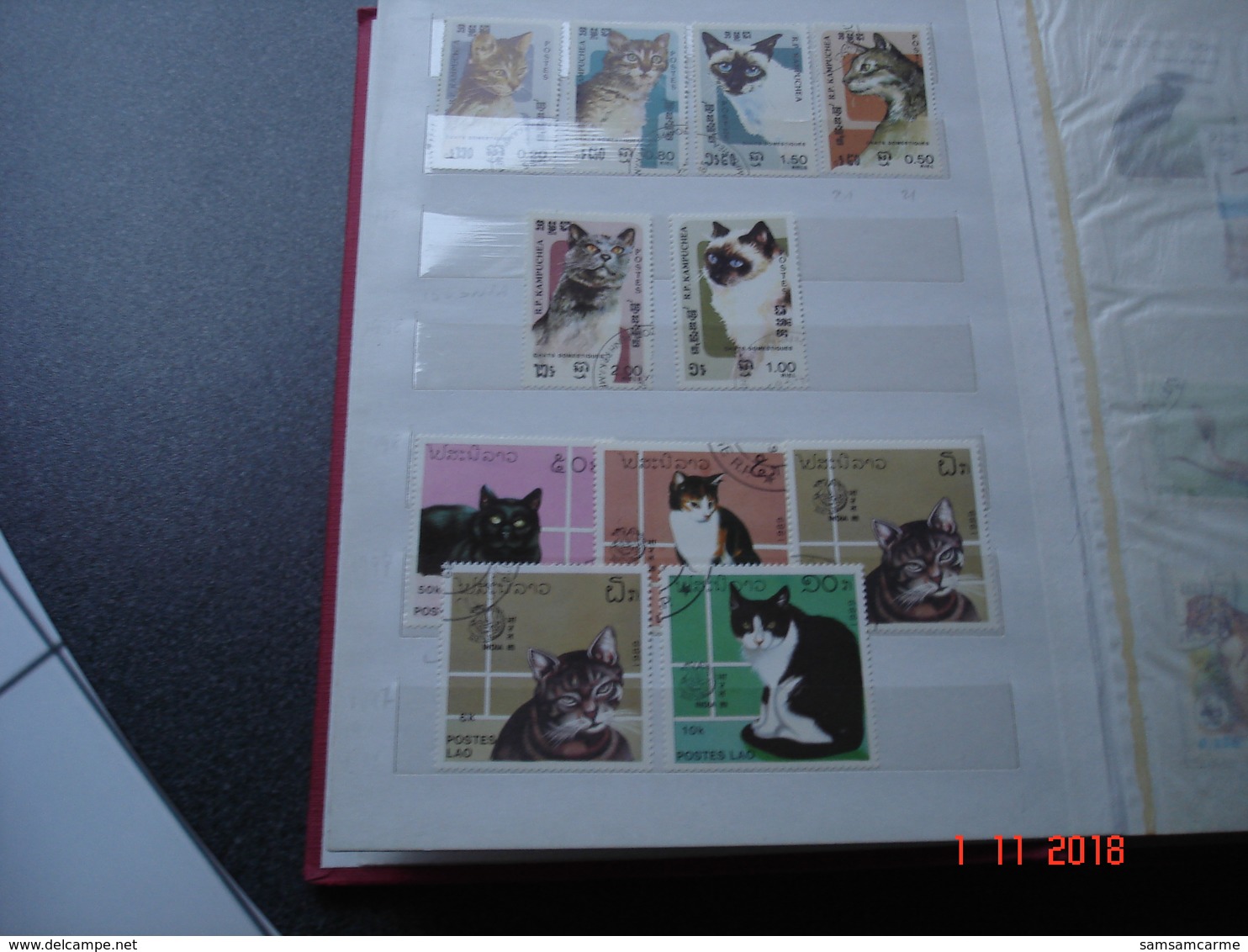 ALBUM AVEC PETITE COLLECTION DE TIMBRES SUR THEMATIQUES DIVERSES - Collections (en Albums)