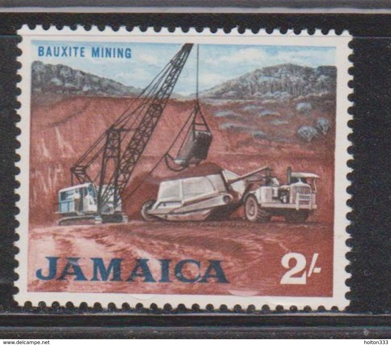 JAMAICA Scott # 228 MH - Bauxite Mining - Jamaica (1962-...)