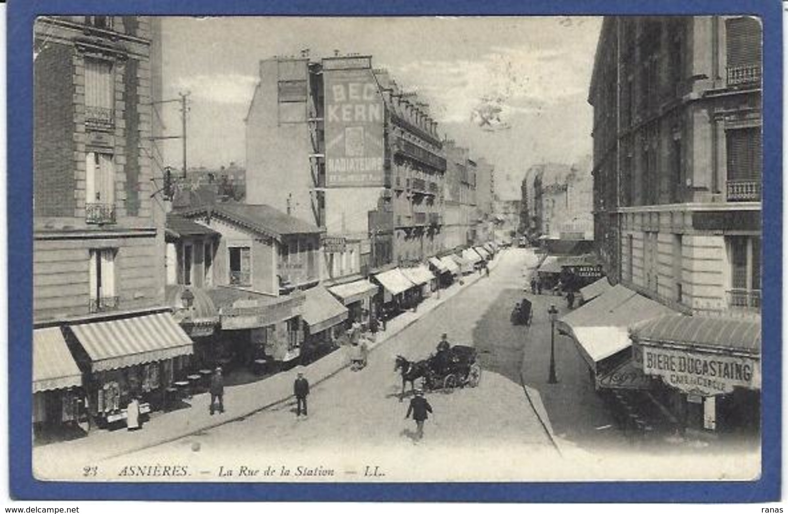 CPA Hauts De Seine 92 Asnières Commerces Shop Circulé Bière Beer Ducastaing - Asnieres Sur Seine