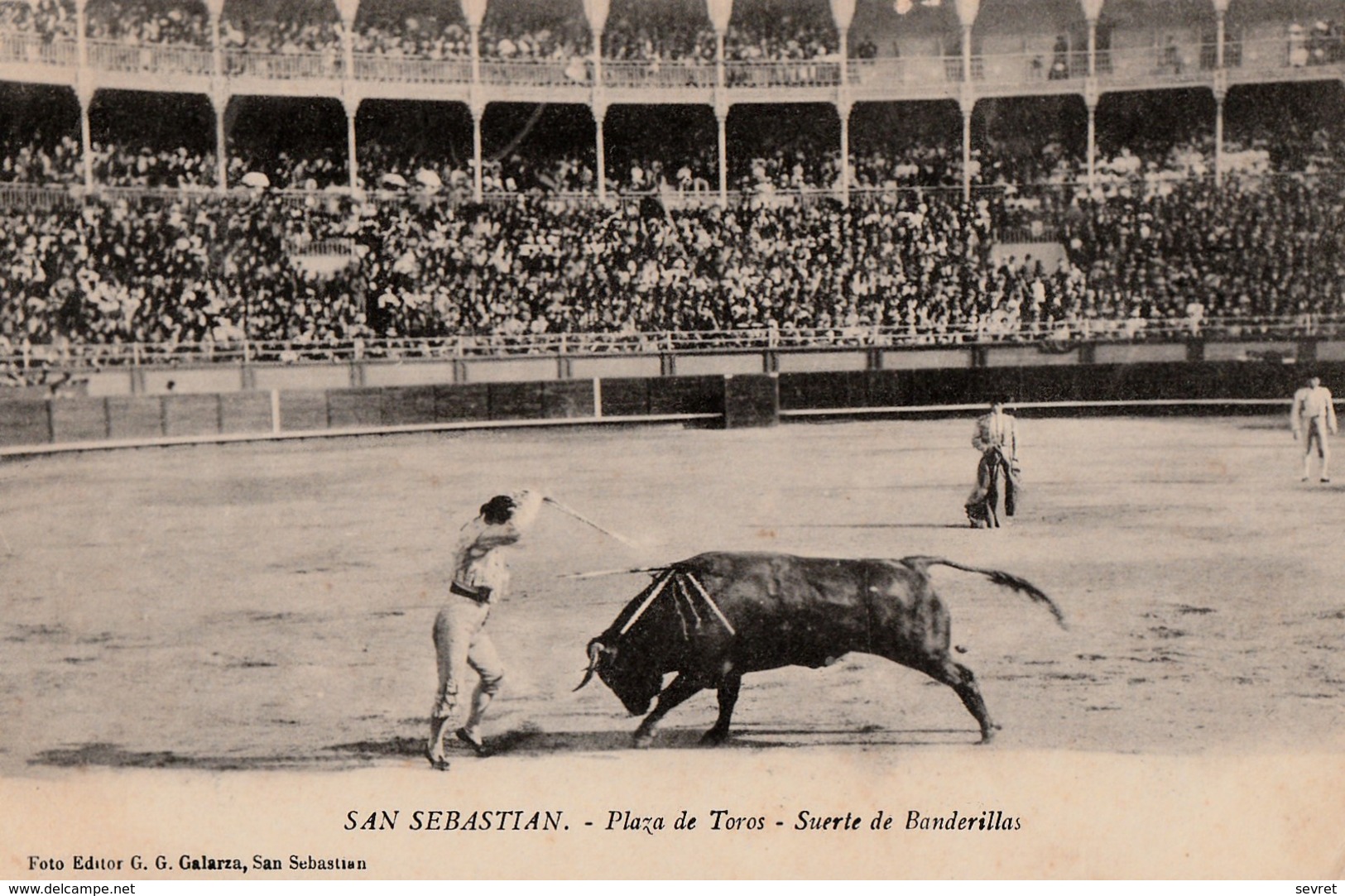 SAN SEBASTIAN  - Plaza De Toros - Suerte De Banderillas - Corridas