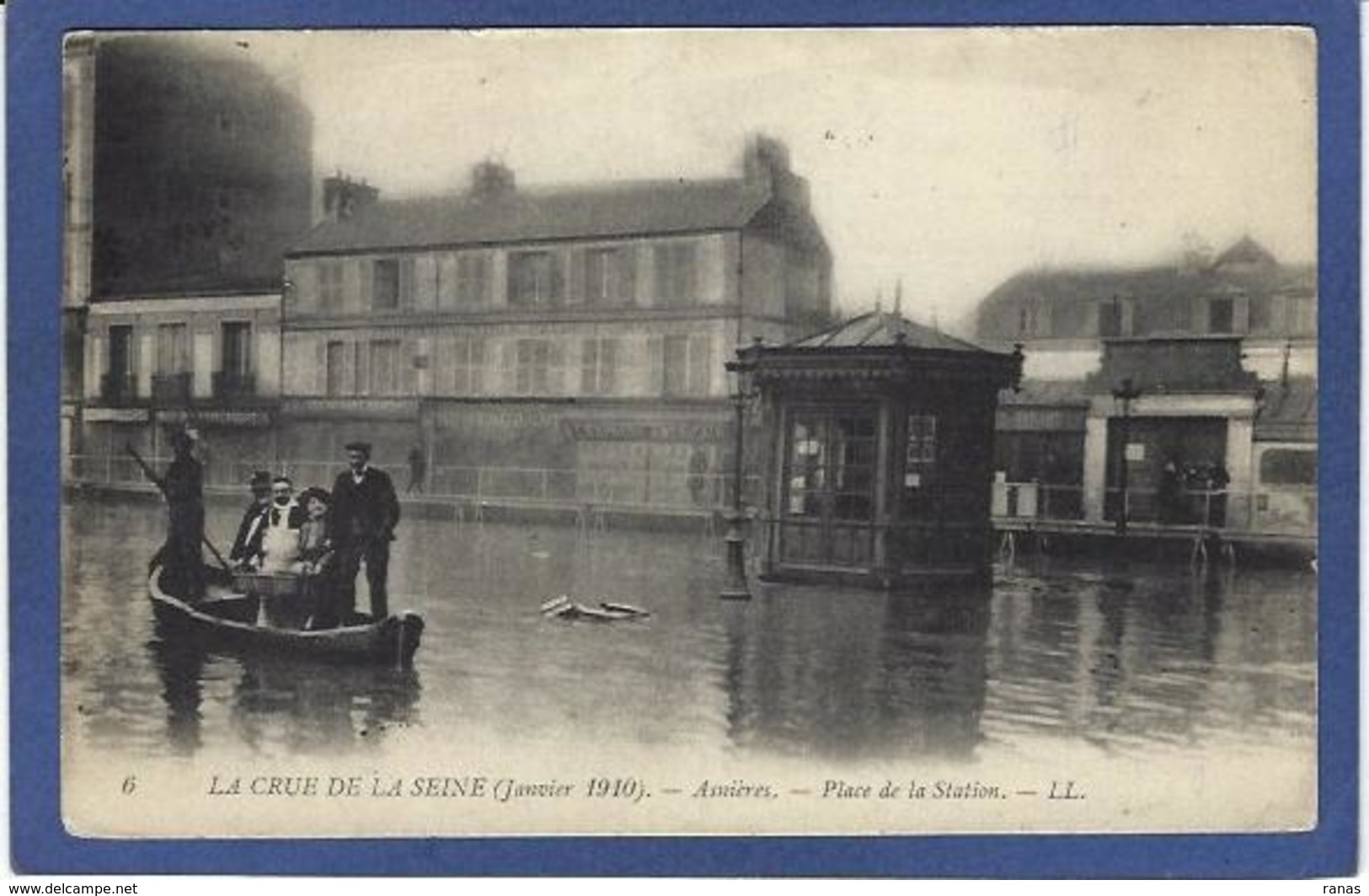 CPA Hauts De Seine 92 Asnières Commerces Shop Circulé - Asnieres Sur Seine