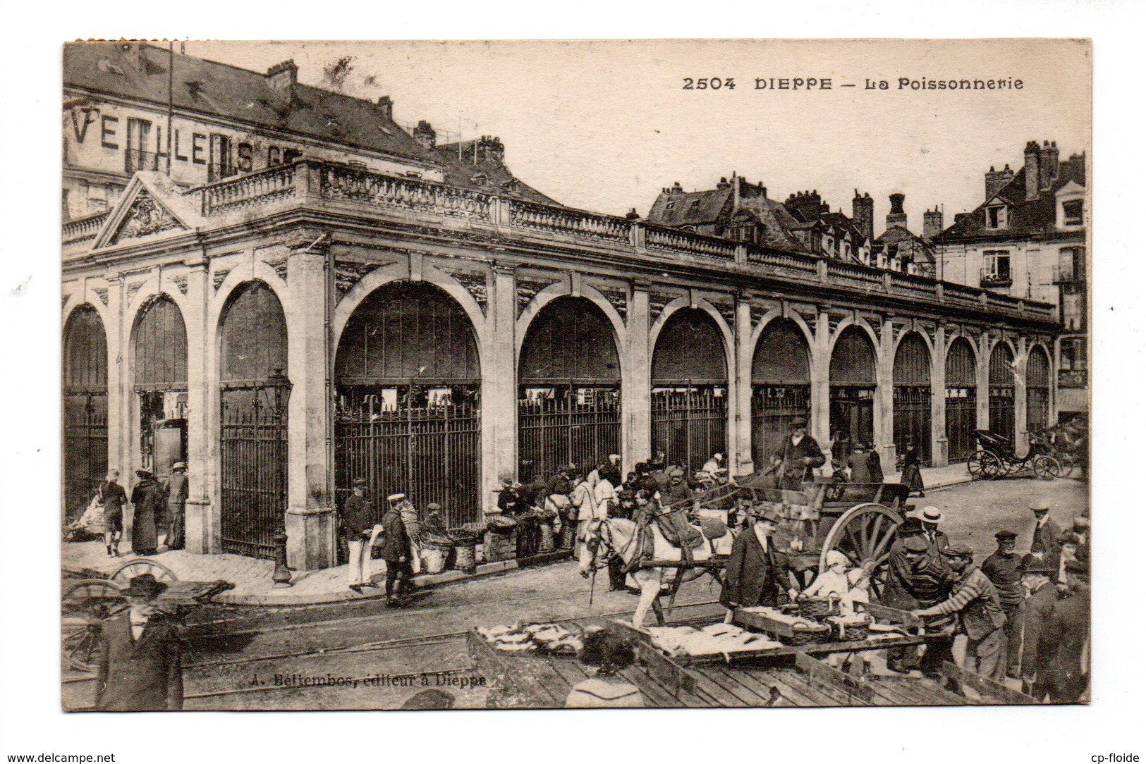 76 - DIEPPE . LA POISSONNERIE - Réf. N°19527 - - Dieppe