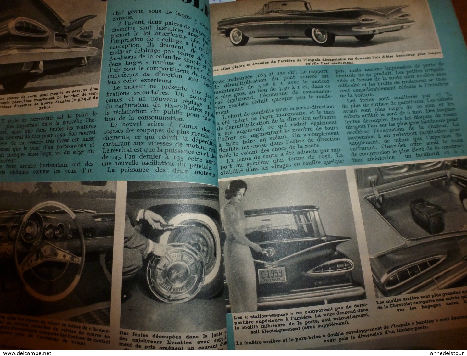 1958 MÉCANIQUE POPULAIRE: Les Automobiles Américaines;Capture Des Cerfs Avec Fléchettes;L'or De L'Afrique;etc - Voitures