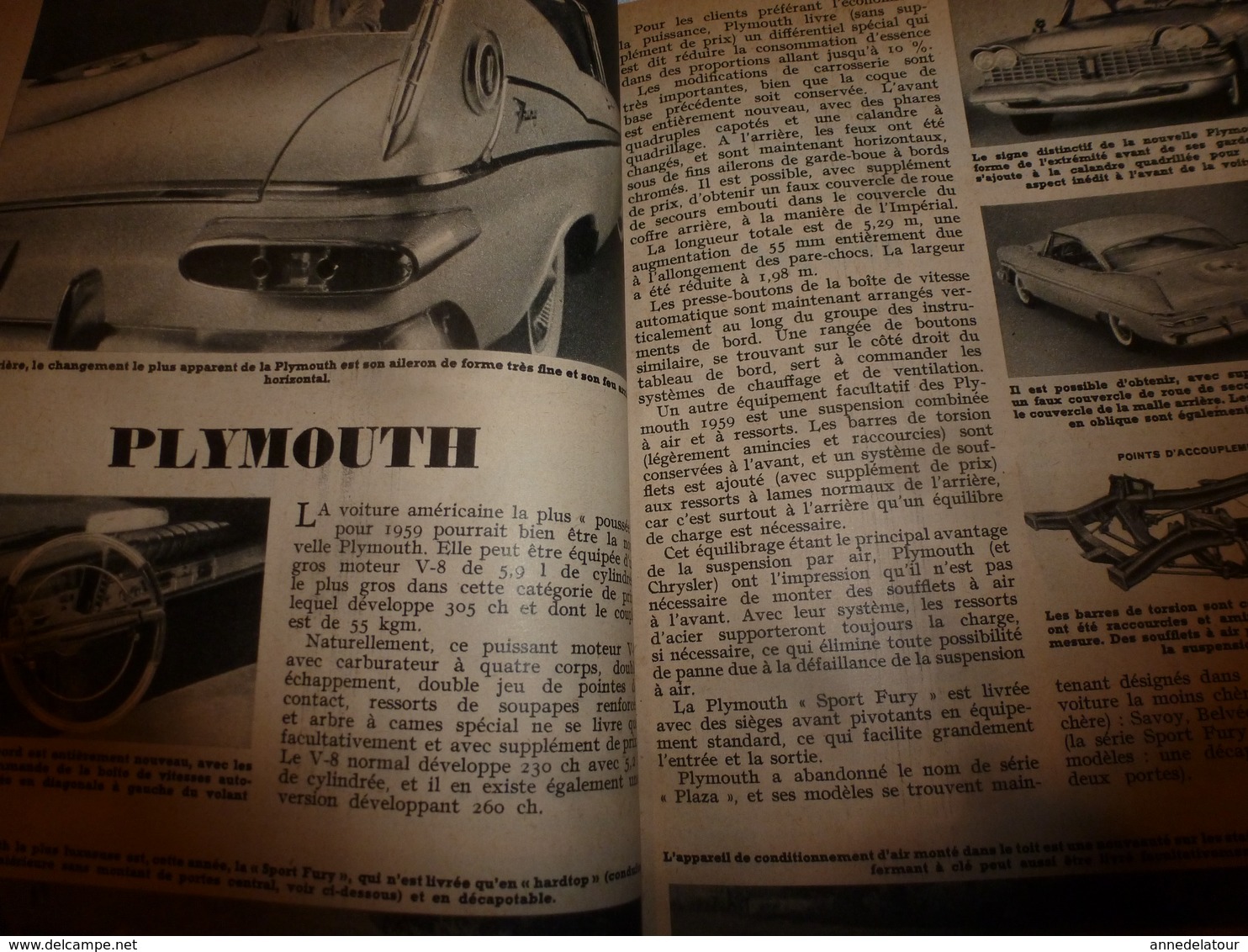 1958 MÉCANIQUE POPULAIRE: Les Automobiles Américaines;Capture Des Cerfs Avec Fléchettes;L'or De L'Afrique;etc - Voitures