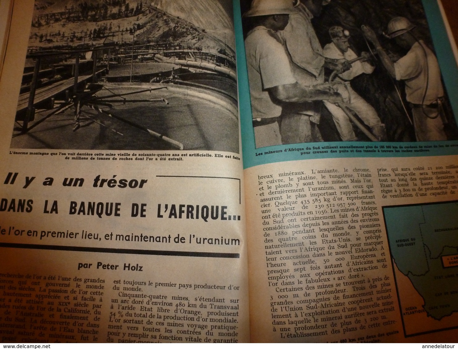 1958 MÉCANIQUE POPULAIRE: Les automobiles américaines;Capture des cerfs avec fléchettes;L'or de l'Afrique;etc