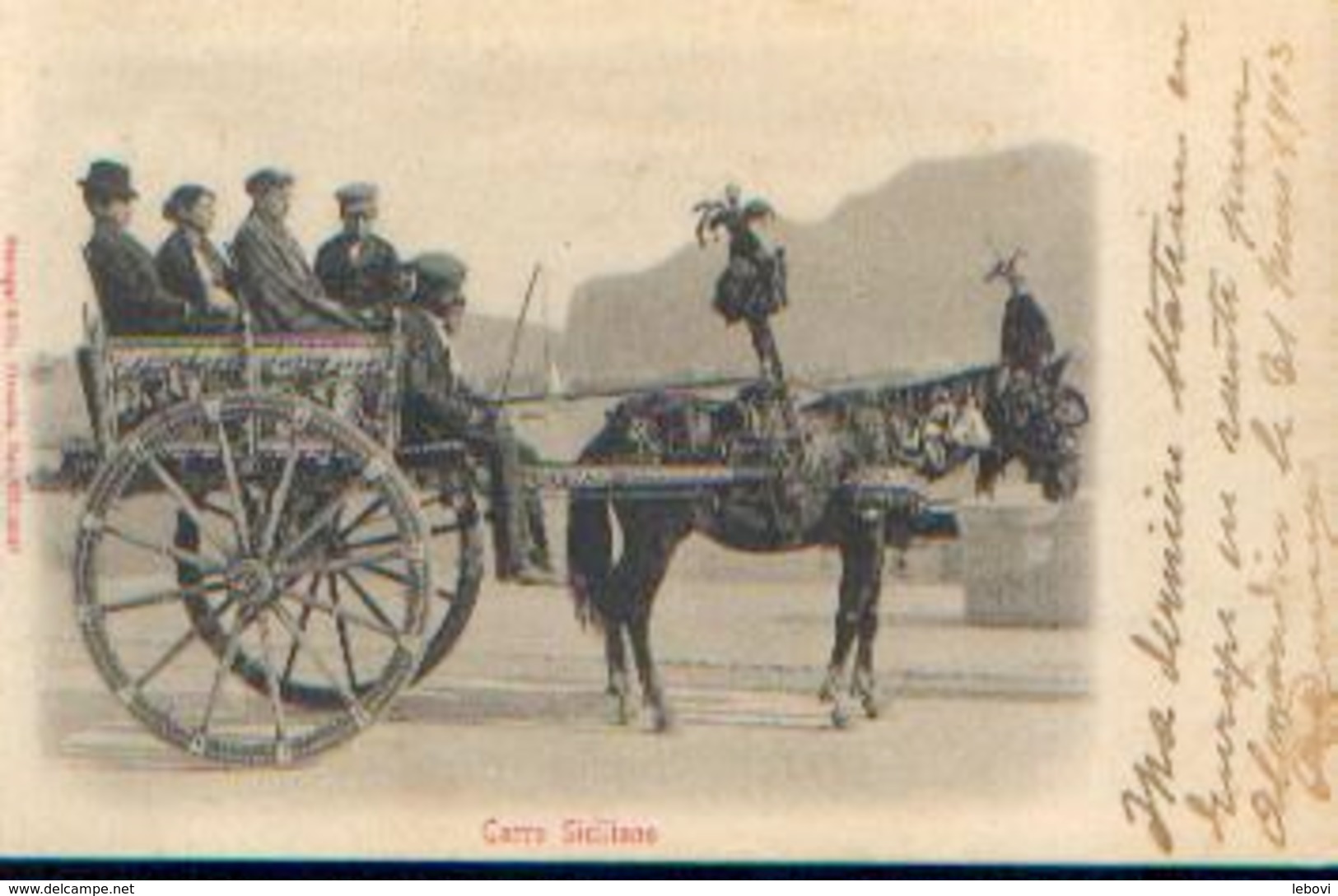 ITALIE « Carro Siciliano » Ed. Stengel & Co. Dresde (1903) - Other & Unclassified