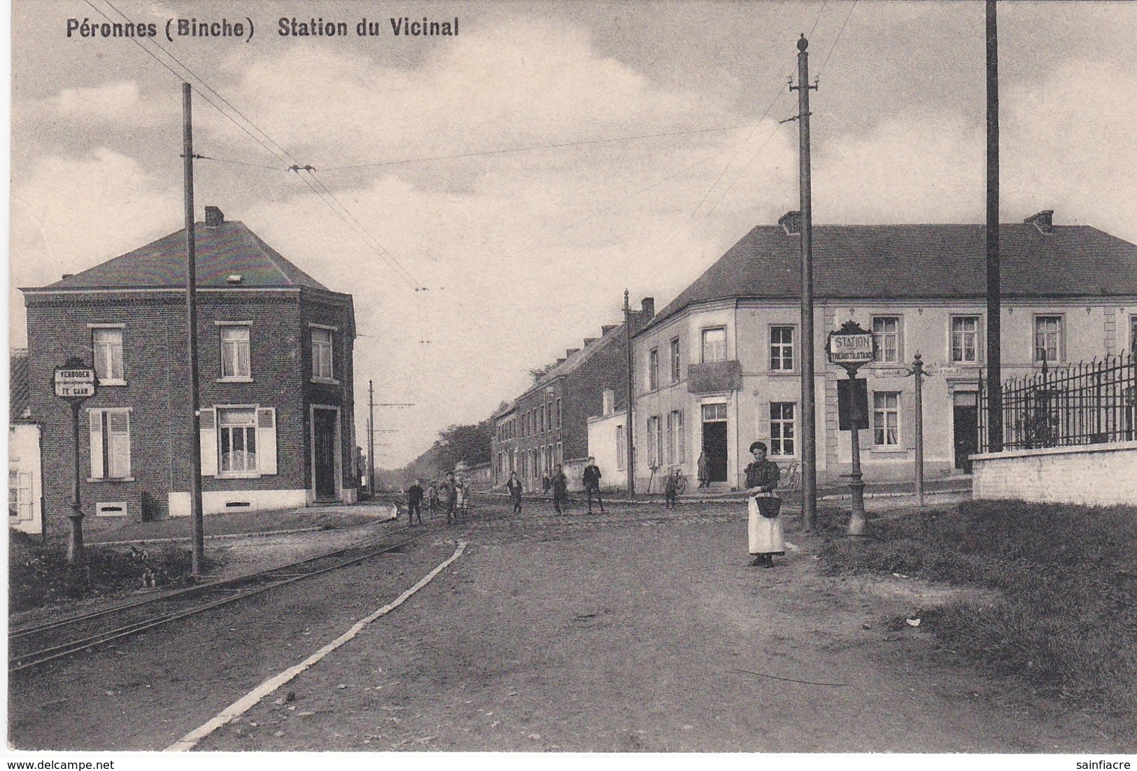 BINCHE  PERONNES STATION DU VICINAL - Binche