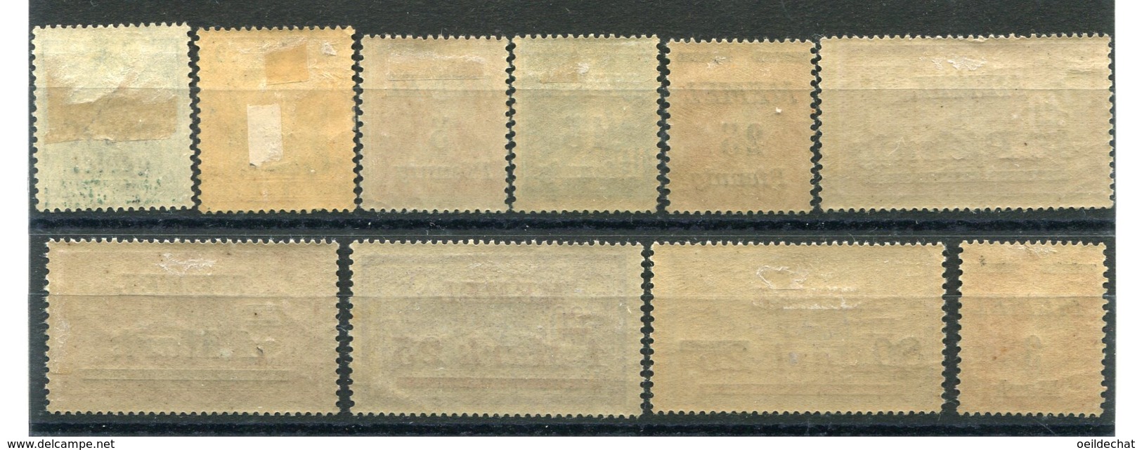 9404  MEMEL N°1,9,45,48,51,53,57/8,85/6*/°  1920-22  TB - Unused Stamps