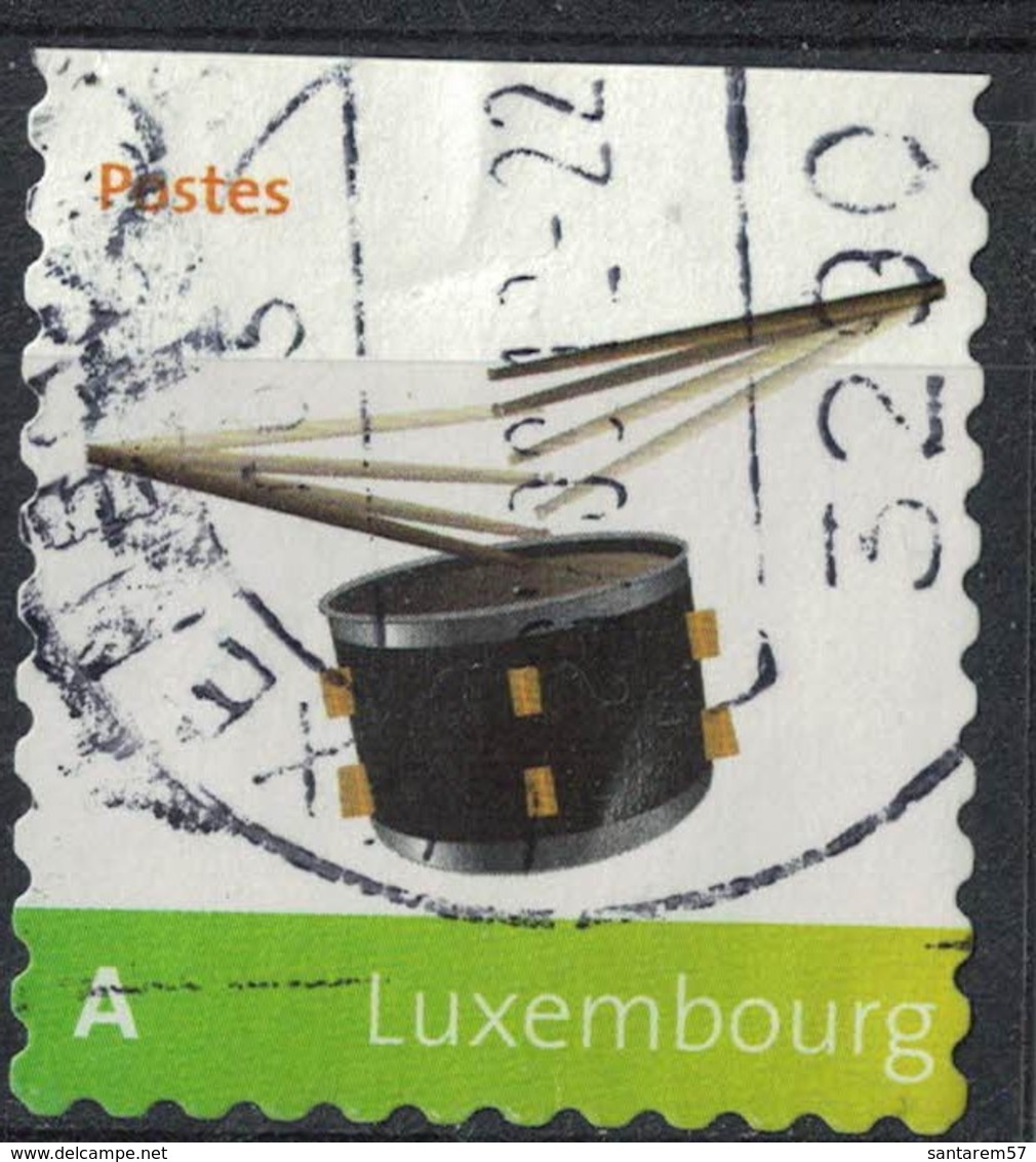 Luxembourg 2008 Oblitéré Rond Used Drum Tambour SU - Usati