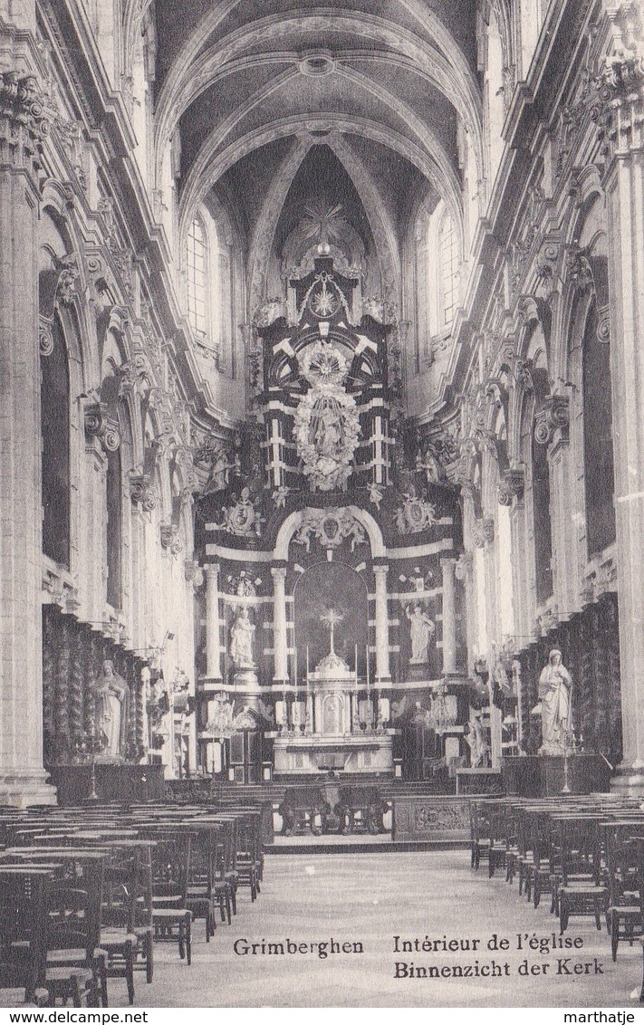 Grimberghen - Intérieur De L'église - Binnenzicht Der Kerk - Grimbergen