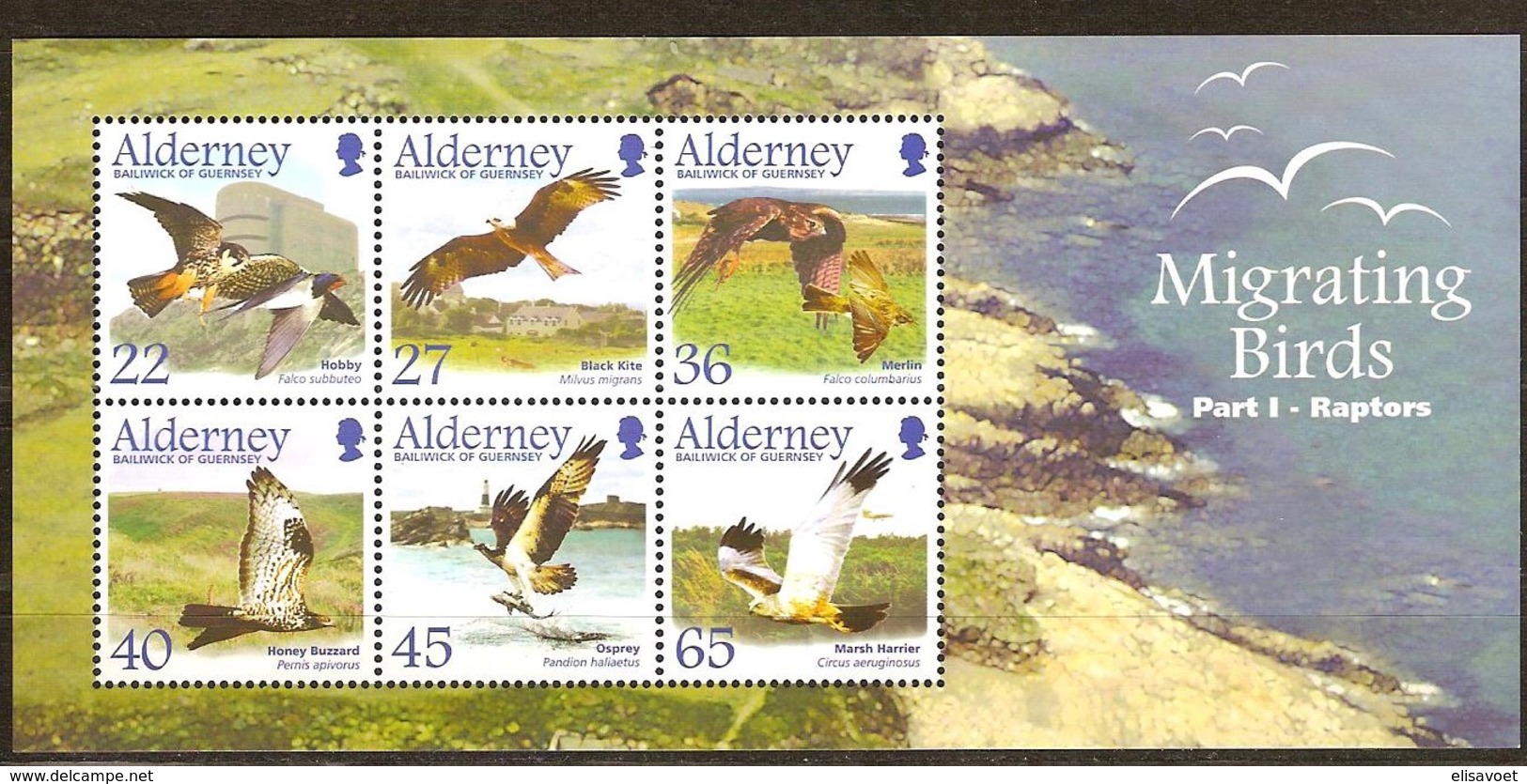Alderney Aurigny 2002 Yvertn° Bloc 12 *** MNH Cote 13,50 Euro  Faune Oiseaux Vogels Birds - Alderney