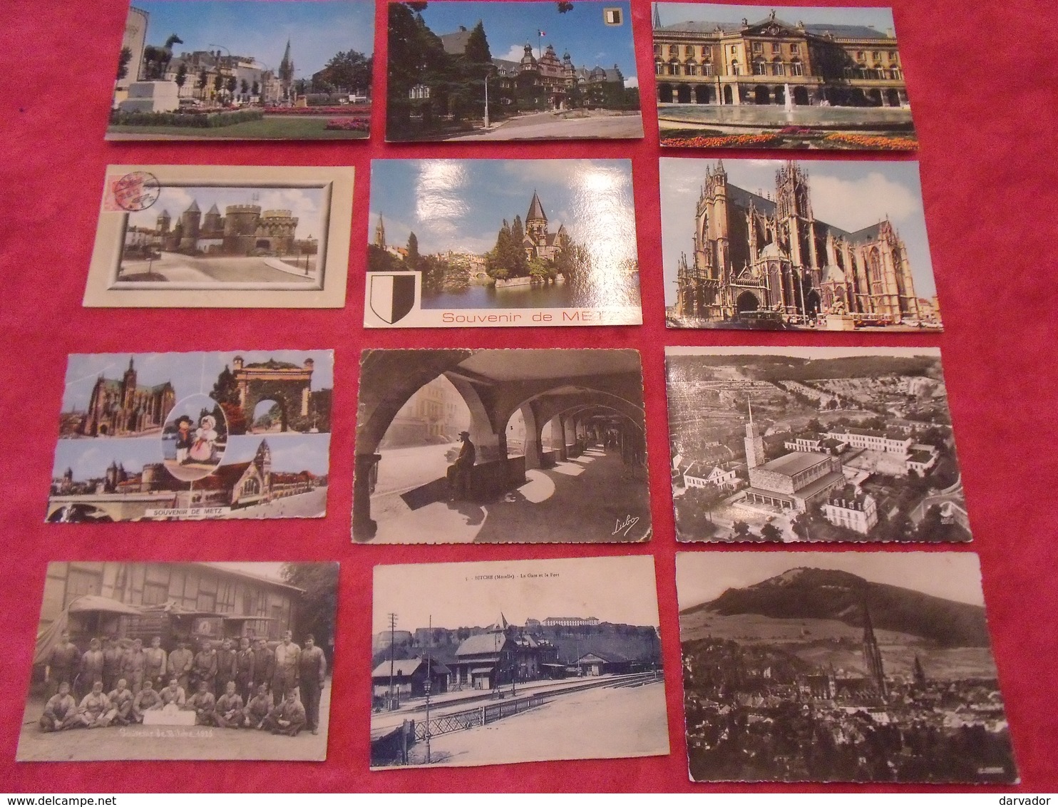 Carte Postale / Moselle  / Département 57 / Lot De 12 Cartes - Sonstige & Ohne Zuordnung