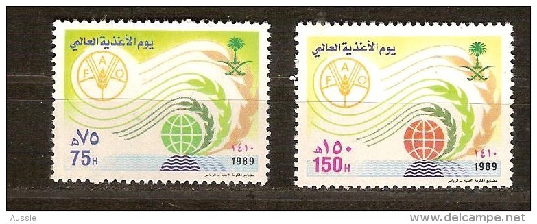 Saoedi Arabie Saoudite 1989 Yvertn° 743-44 *** MNH  Cote 3,75 Euro - Arabie Saoudite