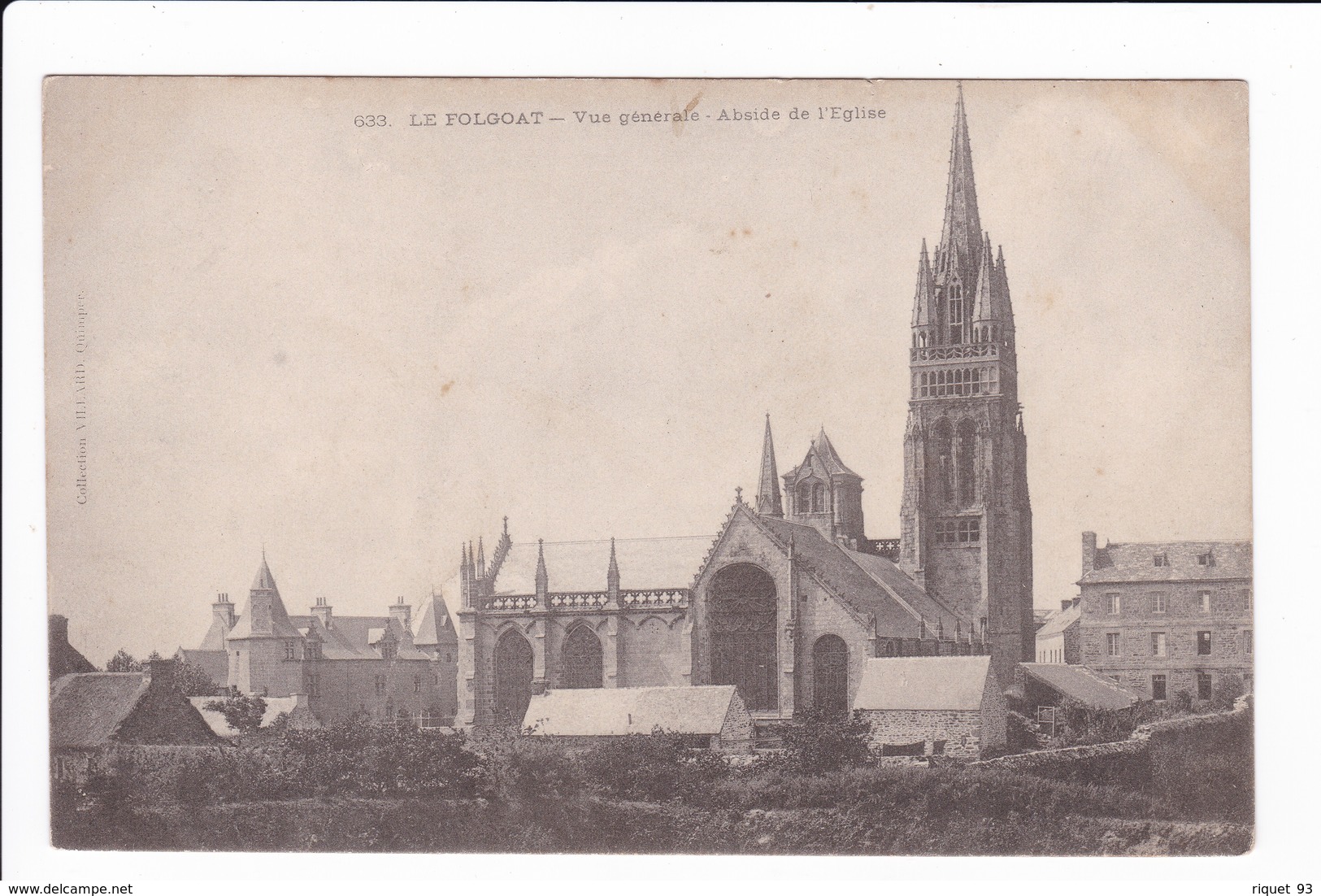 633 - LE FOLGOET - Vue Générale - Abside De L'Eglise - Le Folgoët