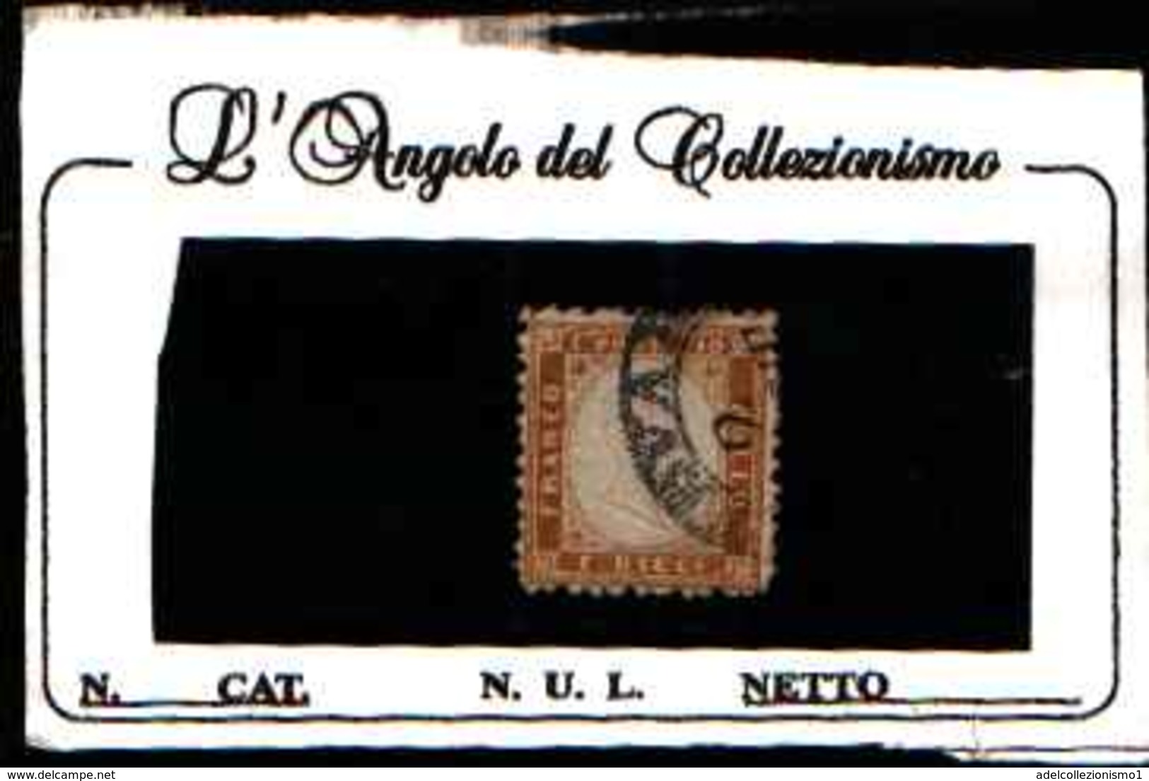 73161) ITALIA- Tipo Di Sardegna Dentellati - 1862-10C.BISTRO GIALLASTRO-USATO - Usati
