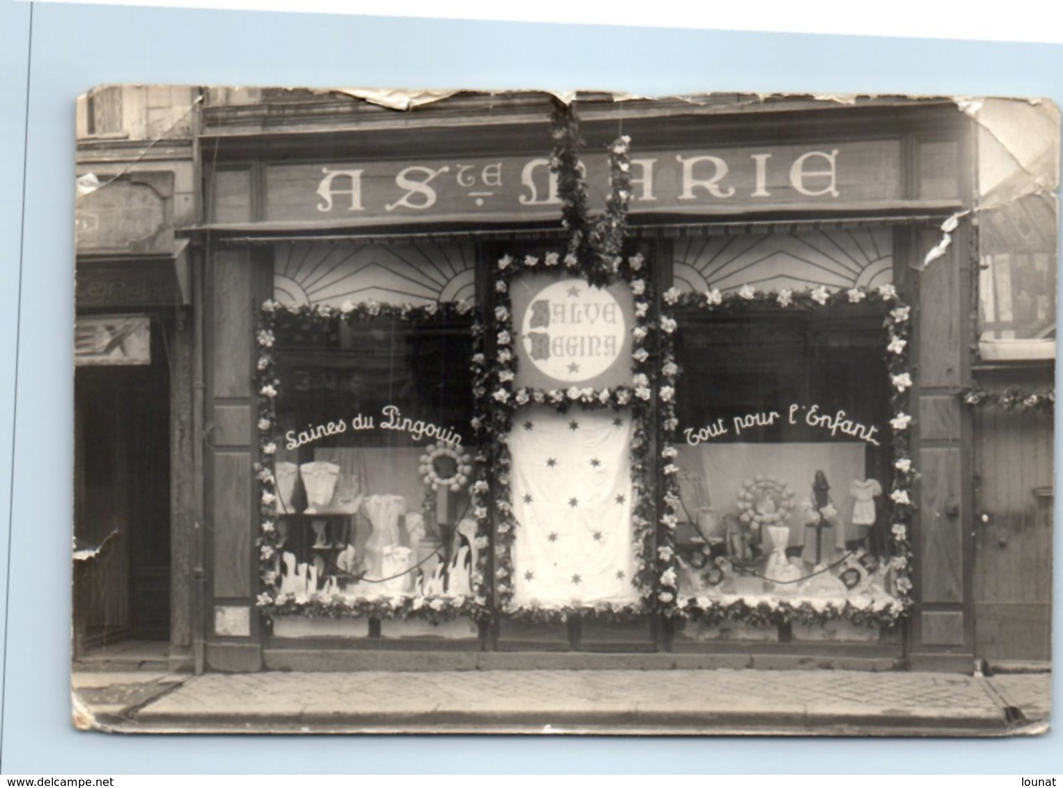 Commerce - Magasin - A Ste MARIE - Laines Du Pingouin Tout Pour L'enfant - (abîmée) - Shops