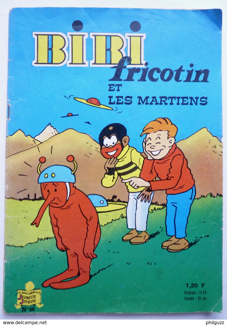 BIBI ET FRICOTIN 46 - ET LES MARTIENS -  LACROIX Réédition 1966 - Bibi Fricotin