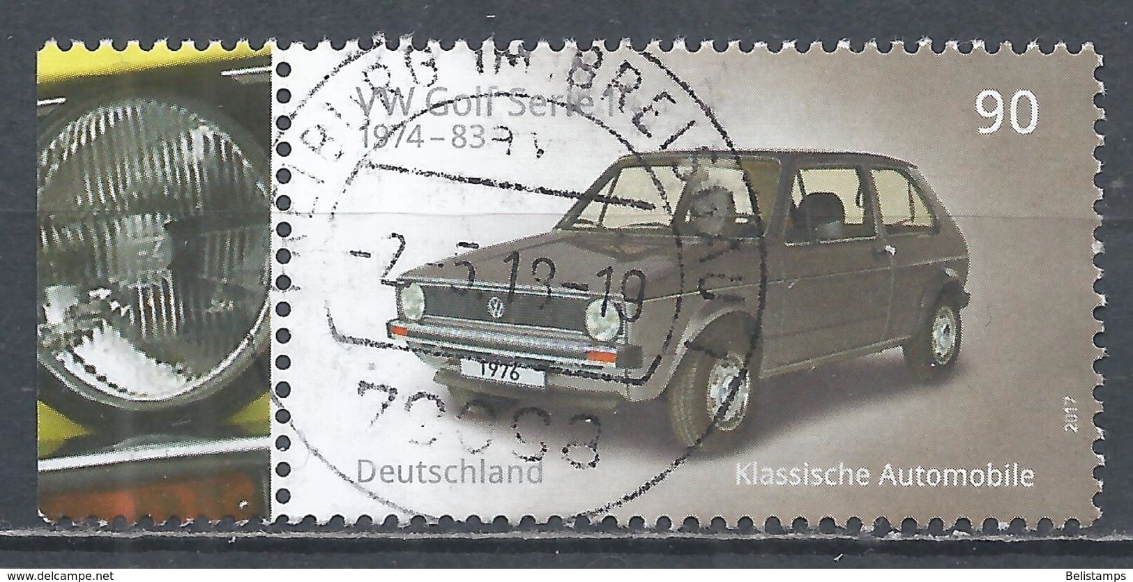 Germany 2017. Scott #2963 (U) Automobile, 1974-83 Volkswagen Golf Series 1 * - Oblitérés