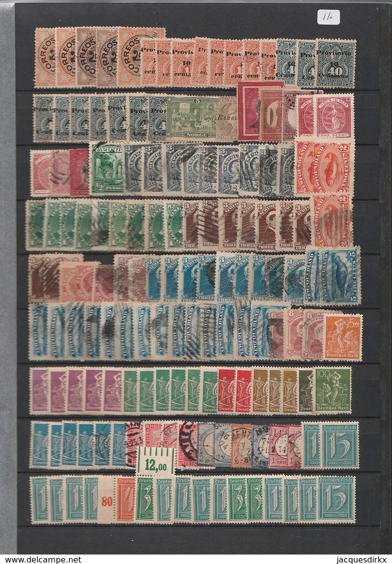 World    .   Lot Of Stamps - 1865-1902