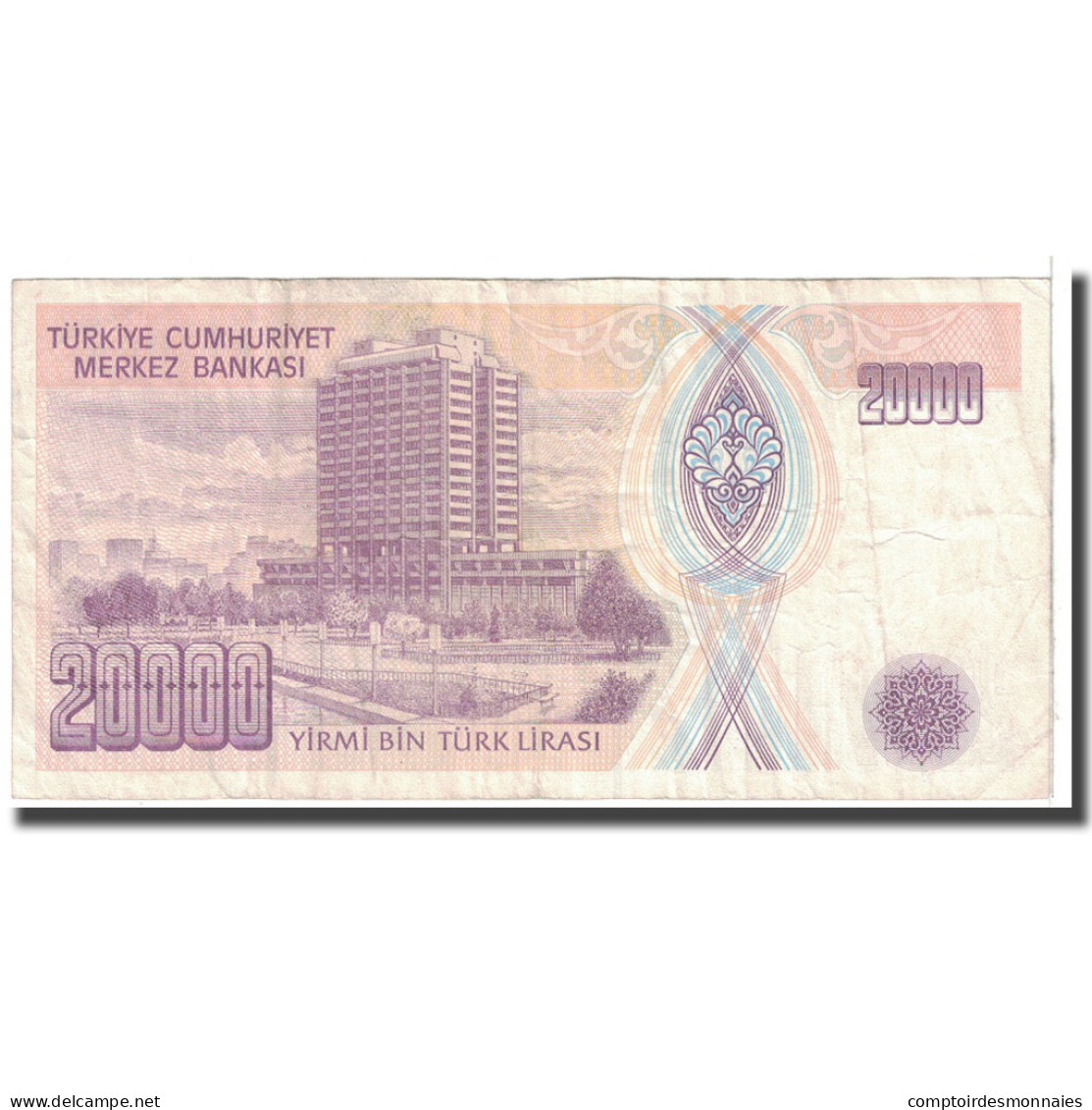 Billet, Turquie, 20,000 Lira, 1988, KM:201, TTB - Turquie