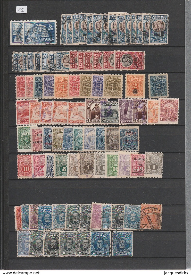 World  .   Lot Of Stamps - El Salvador