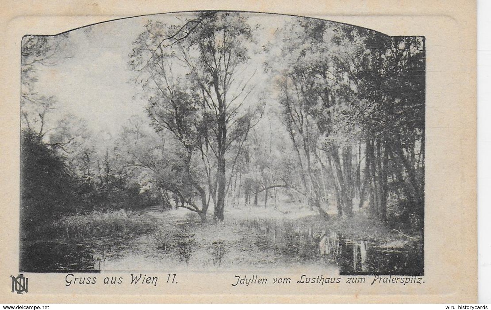 AK 0069  Wien - Idylle Vom Lusthaus Zum Praterspitz Ca. Um 1900 - Prater