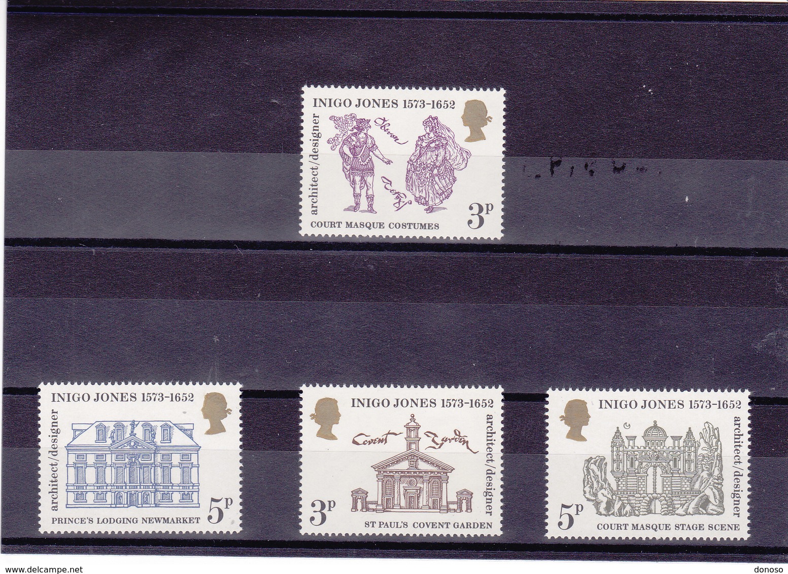 GB 1973 INIGO JONES Yvert 691-694 NEUF** MNH - Neufs