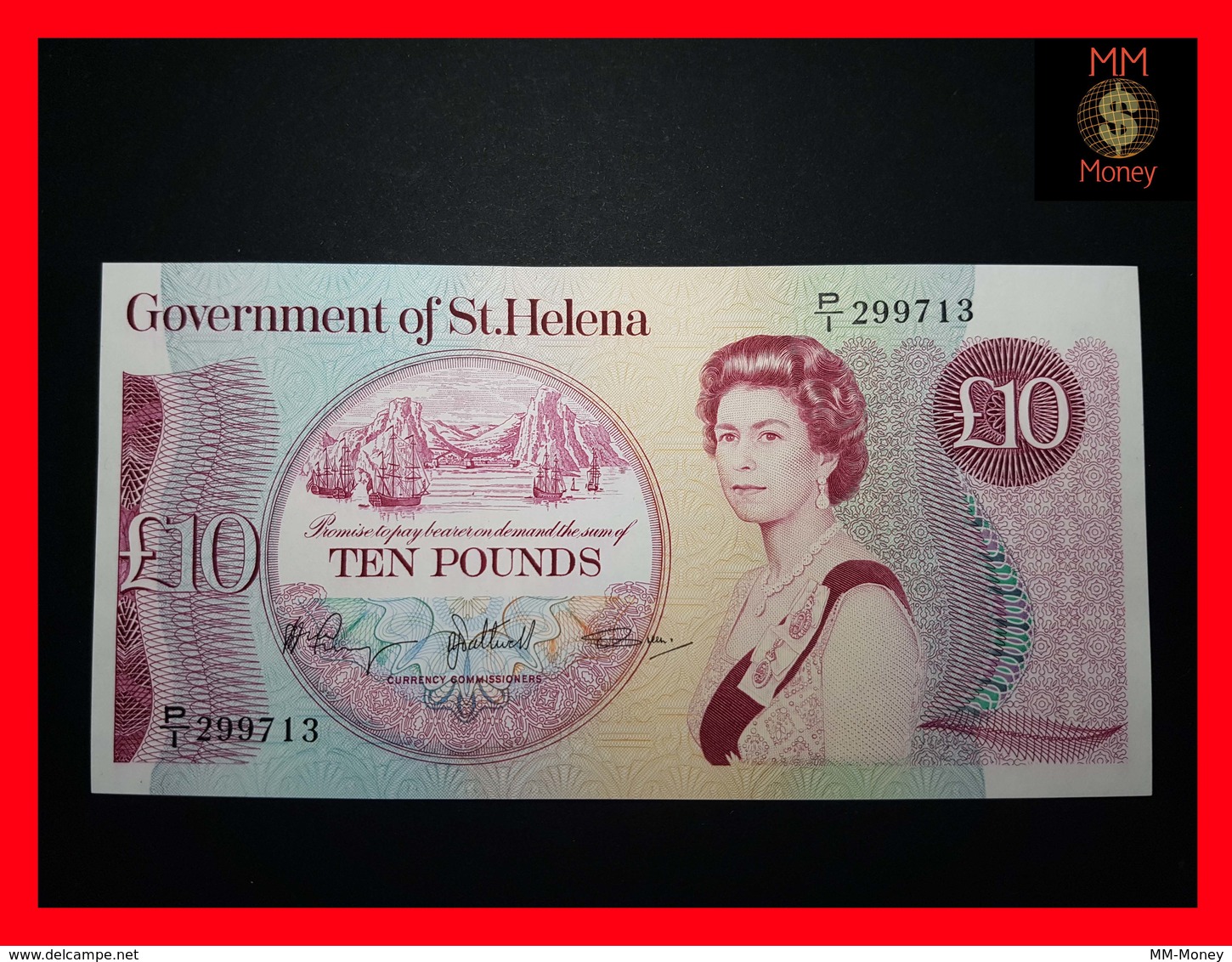 Saint Helena Island   10 £  1985  P. 8 B UNC - Isola Sant'Elena