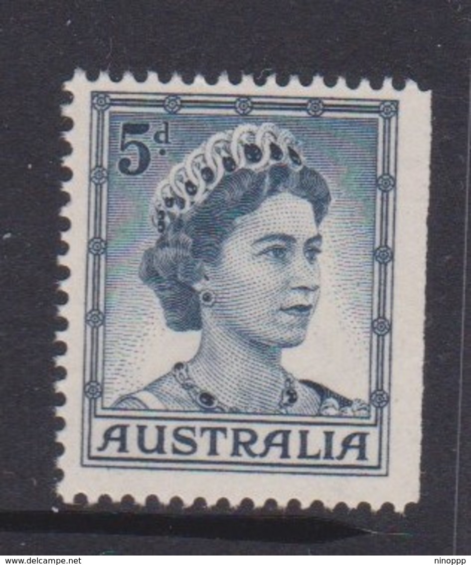 Australia ASC 346b 1959 Queen Elizabeth II Definitives 5d Blue, From Booklet, Mint Never Hinged - Mint Stamps