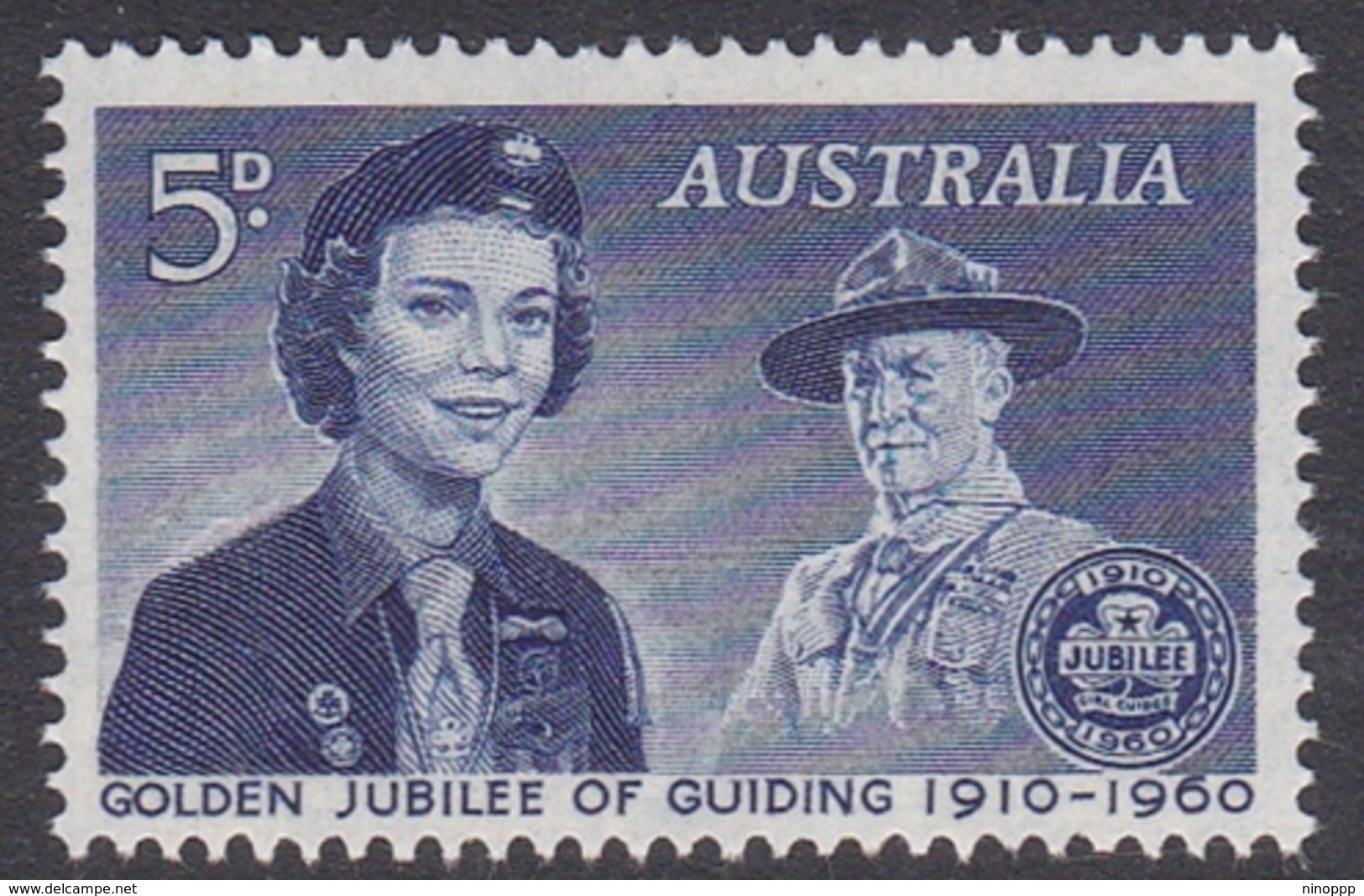 Australia ASC 362  1960 50th Anniversary Girls Guide, Mint Never Hinged - Ongebruikt