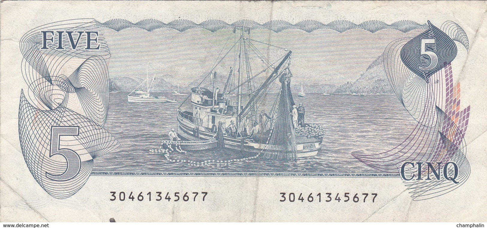 Canada - Billet De 5 Dollars - Laurier - 1979 - Canada