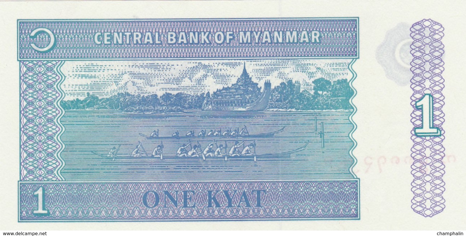 Birmanie - Myanmar - Billet De 1 Kyat - Neuf - Myanmar