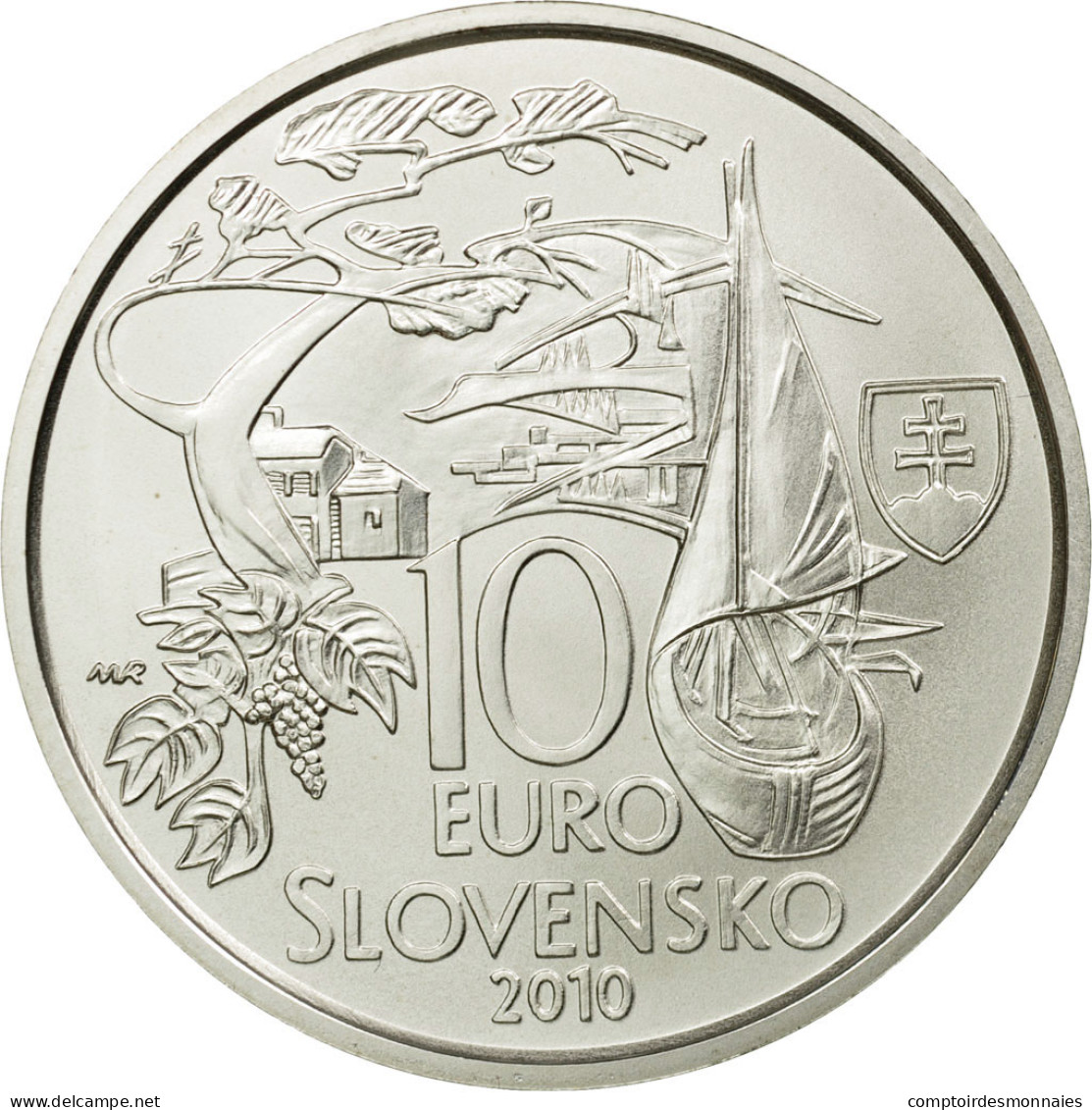 Slovaquie, 10 Euro, 2010, FDC, Argent, KM:111 - Slowakei