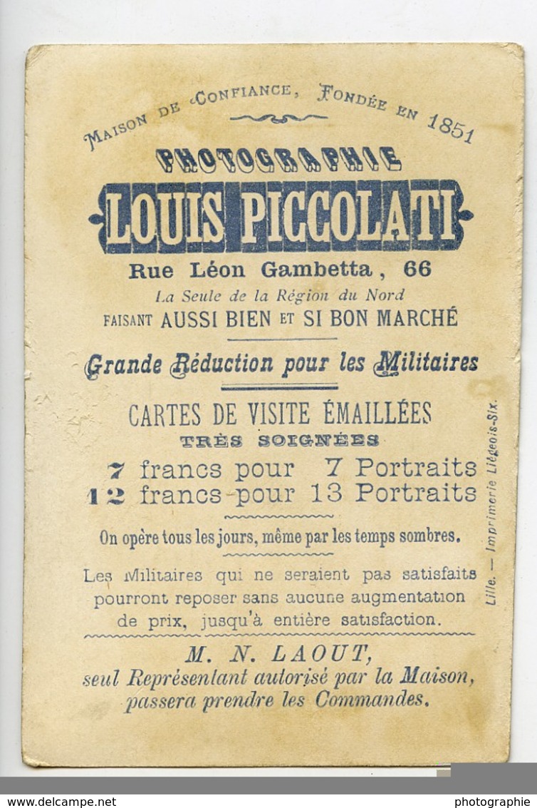 France Lille Chromo Publicitaire Suede Photographe Louis Piccolati 1890 - Other & Unclassified