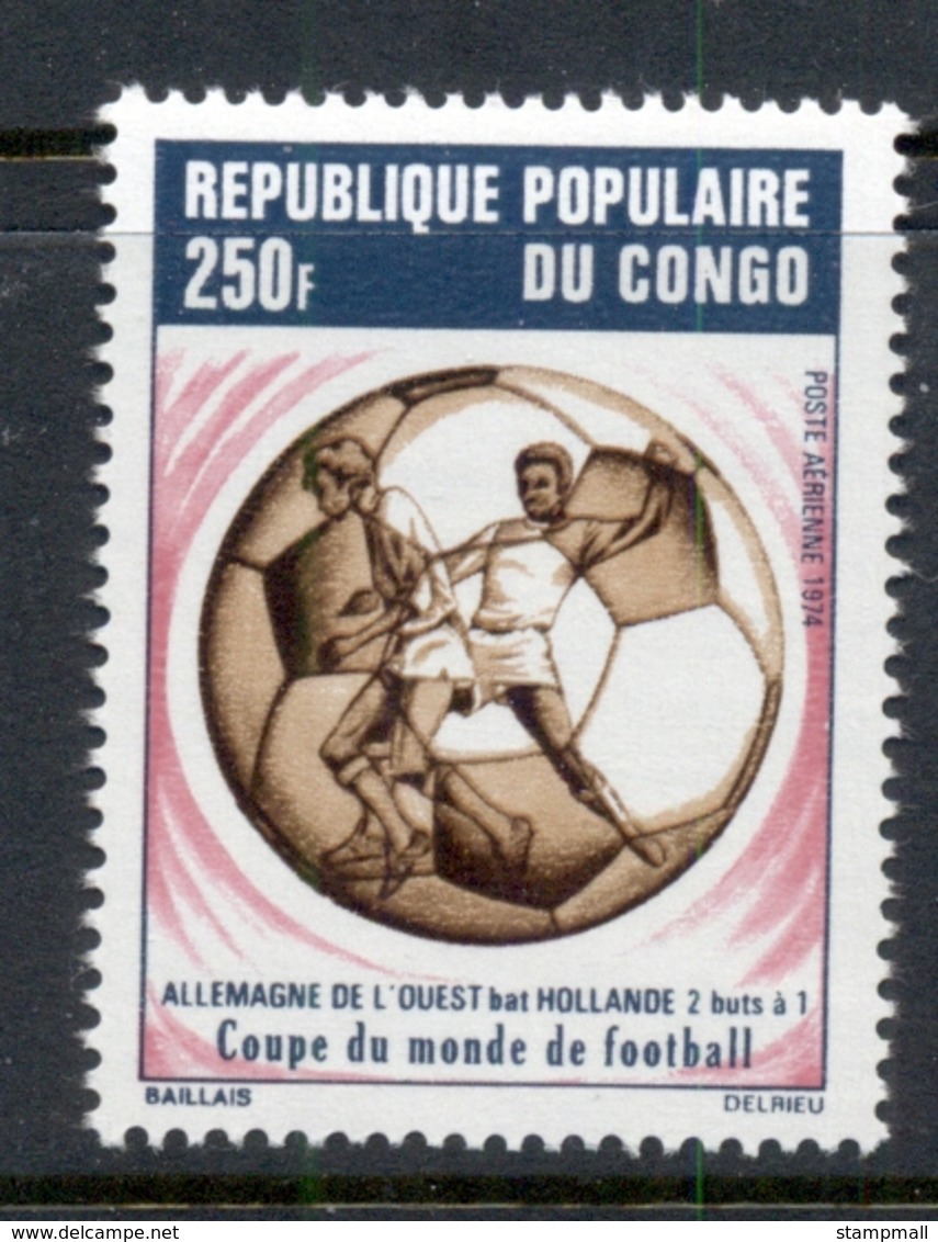 Congo 1974 World Cup Soccer Munich Germany HollandMUH - Mint/hinged