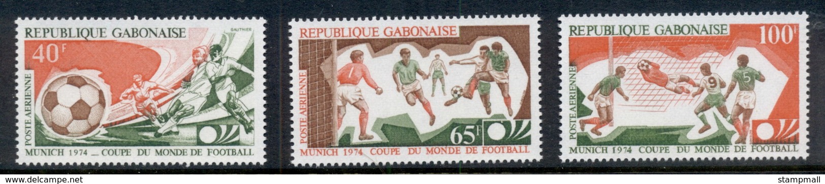 Gabon 1974 World Cup Soccer Munich MUH - Gabón (1960-...)