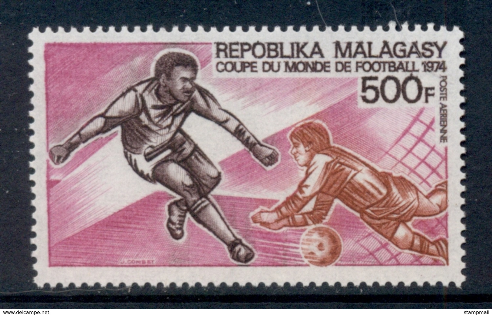 Madagascar 1974 World Cup Soccer Munich MUH - Madagascar (1960-...)