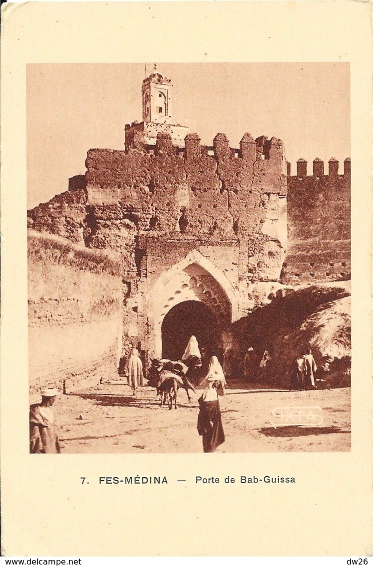 Fez - Fes-Médina - Porte De Bab-Guissa - Edition L. Sixta, Braun & Cie - Carte Non Circulée N° 7 - Fez (Fès)