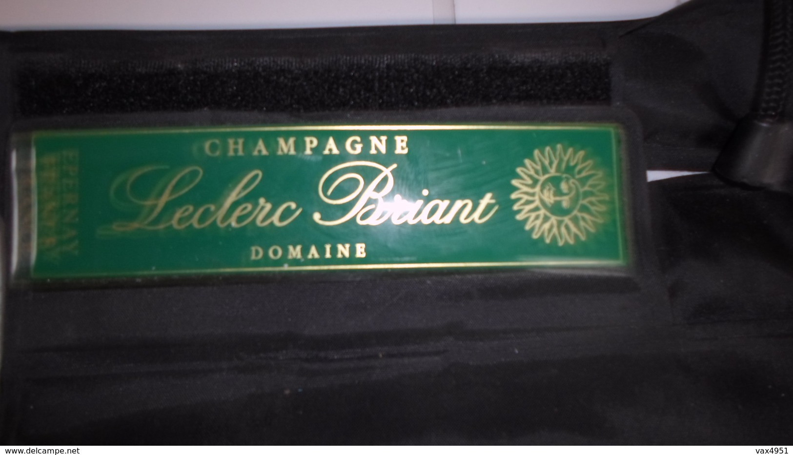 CHAMPAGNE LECLERC BRIANT EPERNAY   SAC ISOTHERME  POUR BOUTEILLE DE CHAMPAGNE  ***   RARE   A  SAISIR **** - Other & Unclassified