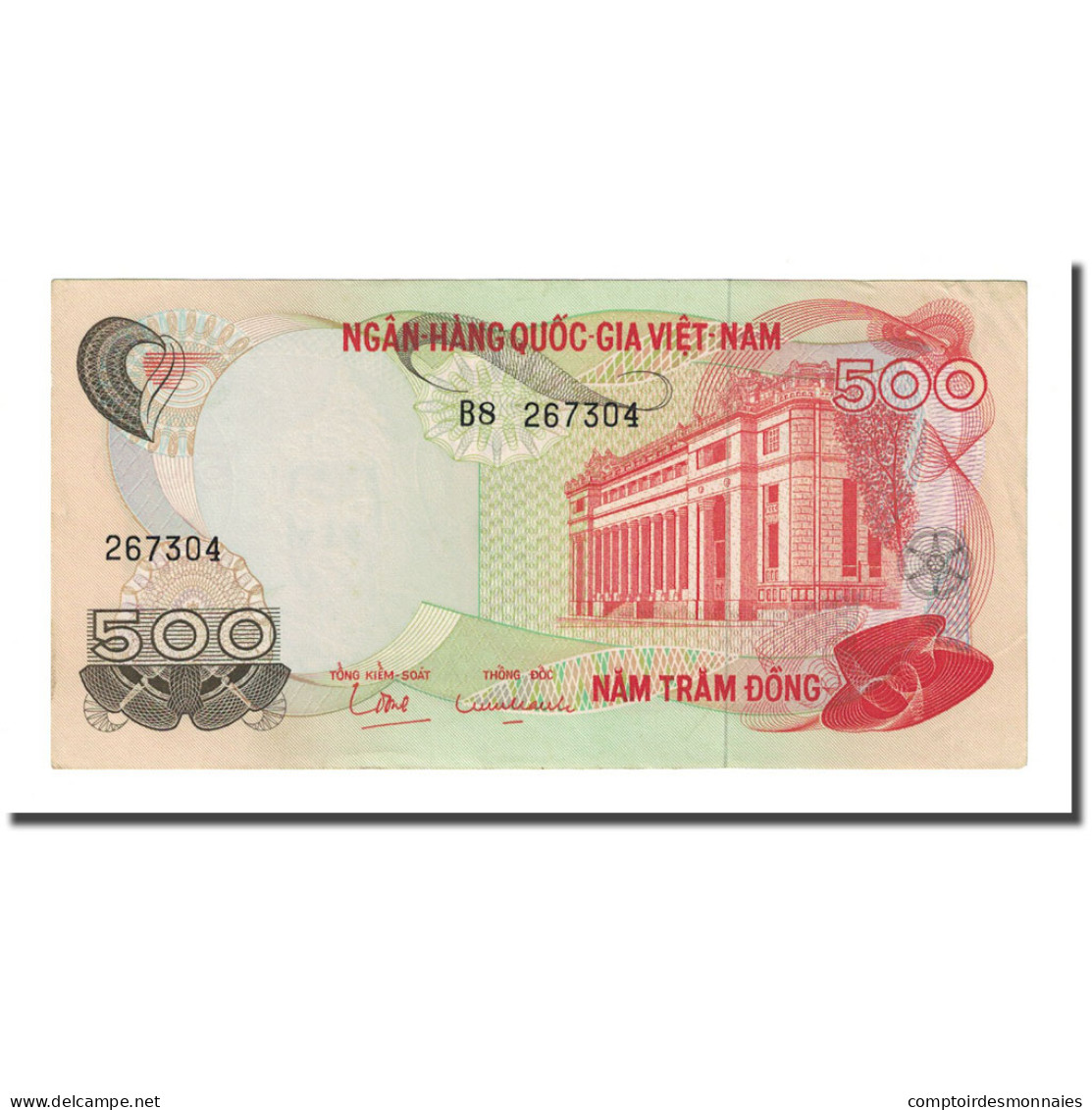 Billet, South Viet Nam, 500 D<ox>ng, KM:28a, NEUF - Vietnam