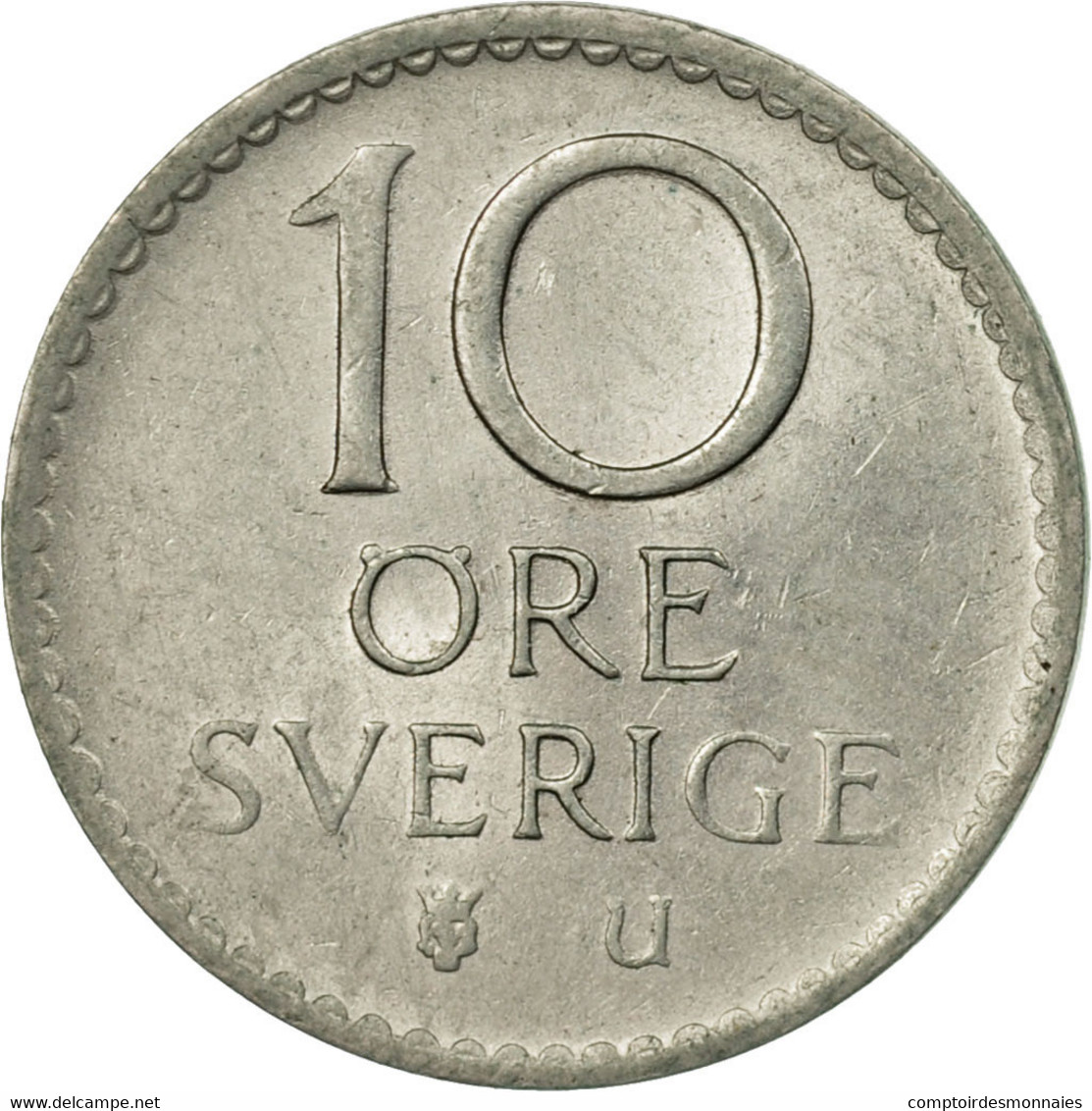 Monnaie, Suède, Gustaf VI, 10 Öre, 1971, TTB, Copper-nickel, KM:835 - Suède