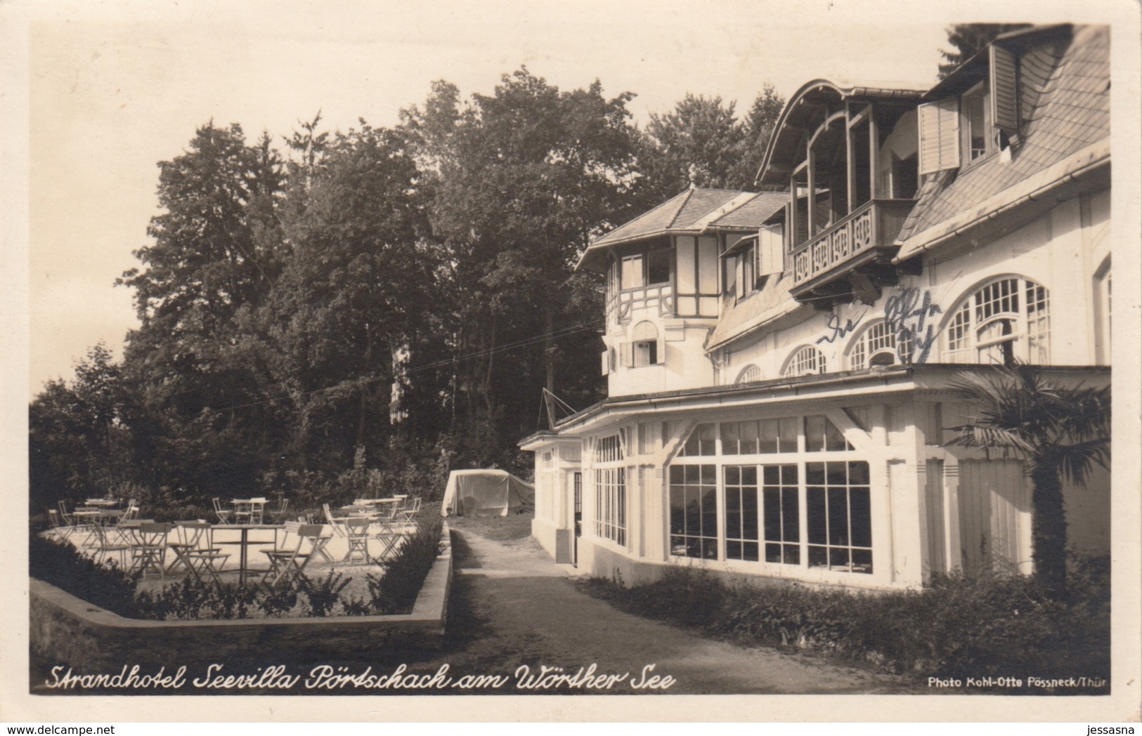 AK - Kärnten - Strandhotel Seevilla - Pörtschach A. Wörthersee - 1950 - Pörtschach