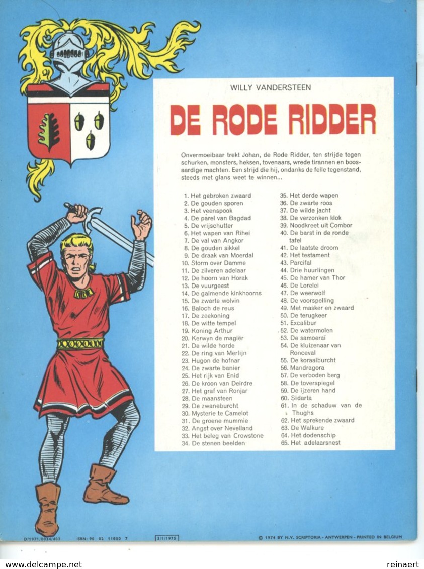 De Rode Ridder 34 - De Stenen Beelden (1975) - Rode Ridder, De