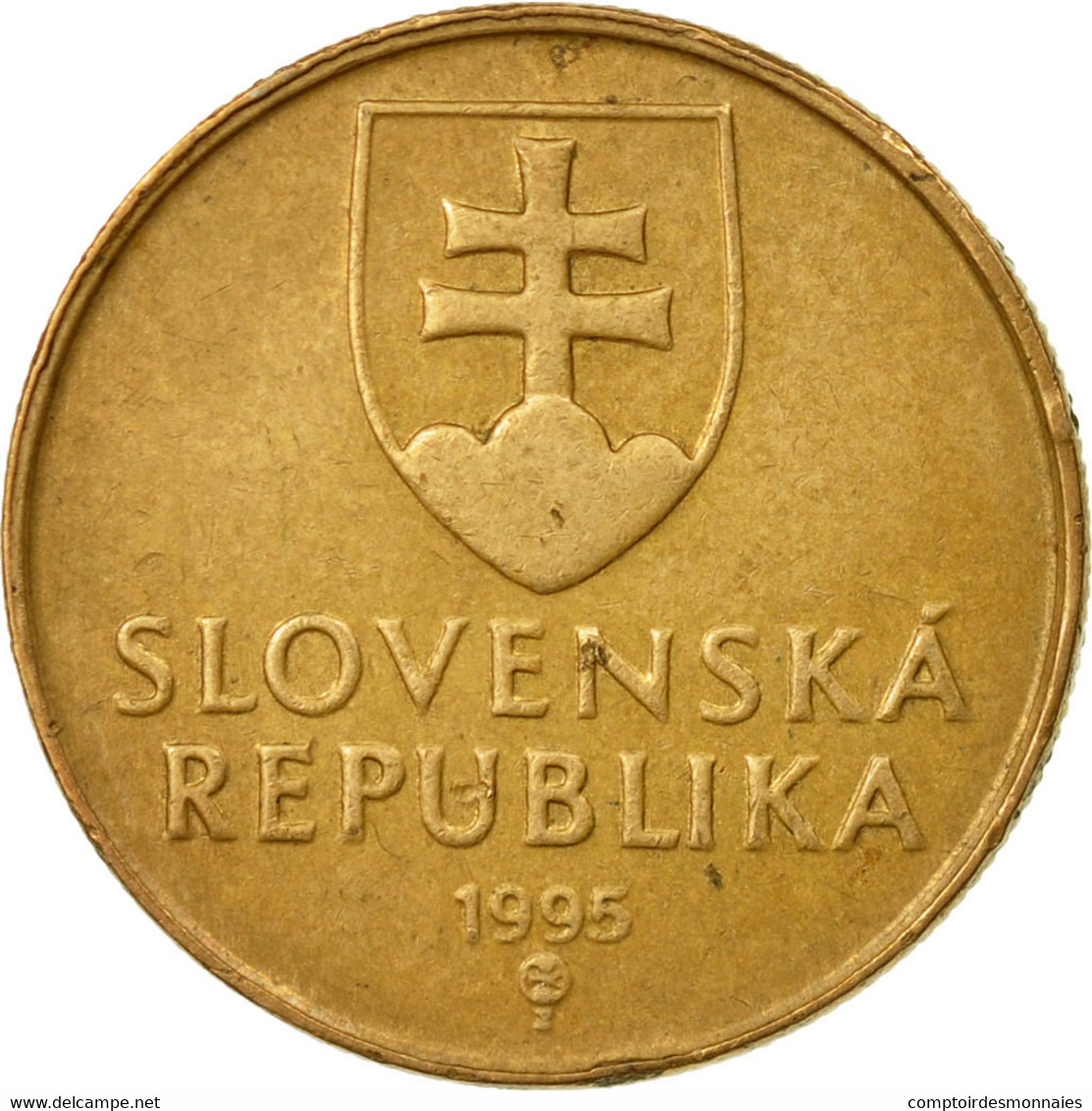 Monnaie, Slovaquie, Koruna, 1995, TTB, Bronze Plated Steel, KM:12 - Slowakei